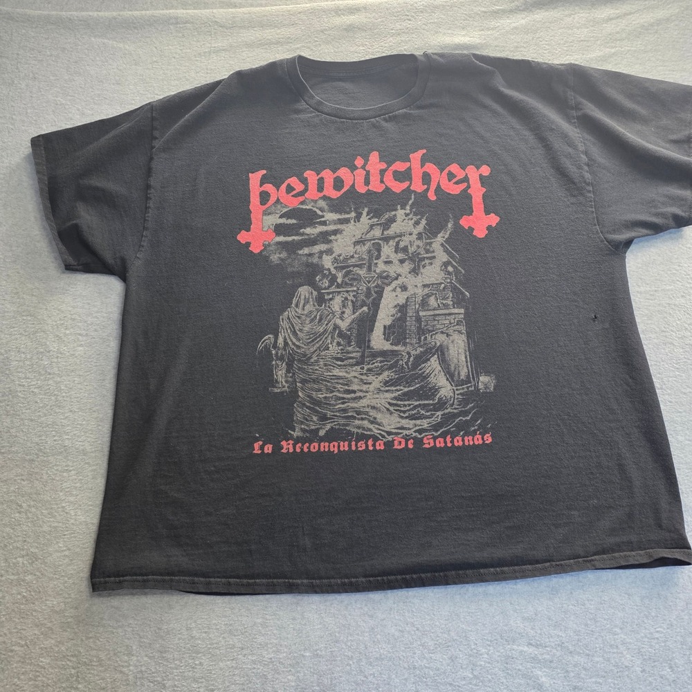 Bewitcher Band Shirt La Reconquista De Satanas California‎ Tour Black Mens 2XL